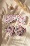 Set of 2 Cotton Baby Headbands - Boho Style Baby Accessory with Floral and Bow Detail - 3