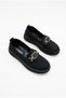 Ventes 346417 Comfortable Knitwear Loafer Women's Shoes with Stone Buckle Accessories - 5