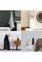 4pcs adhesive wall mounted screw hooks, traceless hanging nail hooks holders screws, clear screw wall nail for hanging decorative paintings for bathroom kitchen living room - 6