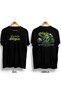 Zx-10R Krt Edition Lime Green / 100% Cotton 24/1 Fabric Premium Black and White Tshirt