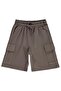 Basic Cargo Pants with Pockets for 6-9 Years Old - Brown