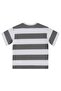 Basic Striped T-Shirt for 6-9 Years Old - Gray - 2