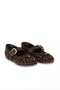 Brown Suede Women's Flat Ballerinas - 5
