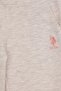 Girl's Beige Melange Sweatpants - 4