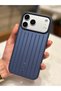 Premium Striped Special Navy Blue Phone Case Compatible with iPhone 17 Pro Max - 2