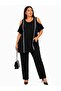 Plus Size Off-Shoulder T-Shirt Black - 2