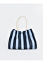 Striped Girl's Shoulder Bag
