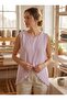 Women's 100% Cotton Muslin Asymmetrical Cut Blouse - Standard Size (Fits 34-40) - 7