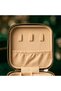 Jewelry Box Organizer Travel Case Necklace Ring Earring Organizer Velvet Green 10Cmx10Cm - 6