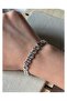 Xuping Zircon Stone Asymmetric Sequin Chain Bracelet