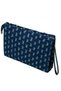 Zyn11 Yellow Women's Denim Tassel Detailed Portfolio Clutch Bag Hand and Wrist Bag - 4