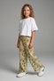 Lumy Combed Cotton Girls' Wide-Leg Summer Trousers - 3
