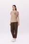Elastic Waist Pants with Eyelet Detail
