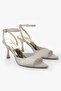 Women's Arel Gold Glitter Heeled Shoes