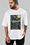 For the Love of Cats 45 Front Cat Printed White Oversize T-Shirt 100% Cotton Unisex Cat Lover Premium Design - 7