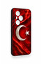 Honor 400 Pro Compatible Turkish Flag Patterned Silicone Case - 2