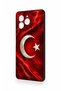 Omix X7 Compatible Turkish Flag Patterned Silicone Case - 3