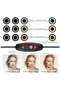 LED Photography Ring Light With Tripod Stand Set Black/White/Red - 5