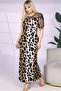 Large Size Patterned Long Dress - 2