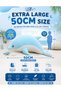 Dolphin Plush Toy 50CM Extra Large Soft Ocean Stuffed Animal Premium Plush Dolphin PP Cotton Filled Cuddly Hug Pillow Marine Animal Gift for Kids Boys Girls Bedroom Decor Bedtime Toy - 3