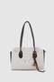 Giorno Charmlı Straw Shoulder Bag Cream
