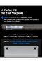 Air Skin for MacBook Pro 14 inch Case M5/M4/M3/M2/M1 Pro Max 2026/2025-2021 Ultra Slim Thin Cover Translucent Matte Protective Shell - Frost Black - 2