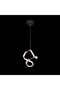 Crysta LED Pendant Light Chrome 3 Color Dimmable Hanging Lamp - 2