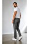 Men's Anthracite Quality Stretchy Lycra Ankle Length Relaxed Fit Slim Fit Fabric Pants - 2