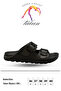 Women's Slippers – Flexible Anatomical Sole, Adjustable Double Buckle Women's Slippers, Black - 5