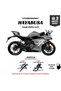 Suzuki Hayabusa Kanji Sticker Set |   Grenaj and Helmet Sticker |   3 Gifts Included
