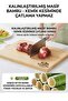 Kamptek Wooden Large Size Bamboo Cutting Board - Presentation and Bread Board with Metal Handle Chopping Board - 3