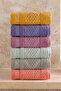 Set of 6 Straw Patterned 30X50 cm Kitchen Towels |   100% Cotton Soft Hand and Face Towel |   Stylish and Durable Design