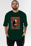 For the Love of Cats 69 Front Cat Printed Green Oversize T-Shirt 100% Cotton Unisex Cat Lover Premium Design - 2