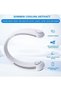 Portable Hanging Neck Fan USB Rechargeable Bladeless Neck Fan – Handsfree Personal Cooling Fan with 3 Speed Adjustable Airflow for Outdoor, Travel, Sports, Office & Summer Use - 2