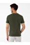 Khaki Slim Fit Crew Neck T-Shirt 50241522-Vr027 - 3