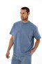 Ar-Ma Men's Crew Neck Sweatshirt Basic Without Print Without Pockets Short Sleeve Oversize Diagonal 2 Thread Y253 - 3