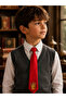 Harry Potter Gryffindor Tie Red Color Adjustable Elastic 3-10 Years Unisex Children's Tie - 2