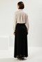 Women's Maxi Beach Skirt Slit a Line Cutout Knitted Viscose Elastane Unlined Comfortable Casual Modern Stylish - 5