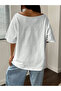 Women's 88 Cherry Printed Boat Neck Off Shoulder 100% Cotton T-Shirt - 2