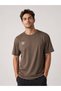 Season Men's Brown Cotton Sports T-Shirt Nf0150