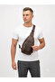 Genuine Leather Men's Crossbody Chest Bag - Multi-Compartment Body Bag Sling Bag - 2