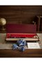 Blue Sodalite Prayer Beads 33-Piece Natural Stone Men's Prayer Beads Special Design Wooden Gift Box - with Keychain Gift - 3