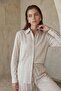 Braletli Vegan Silk Women's Pajama Set - Lx.26233 Neutral - 7