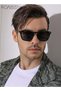 Polarized Square Sunglasses for Men Women UV400 Protection Sun Glasses TR Frame Unisex Color Changing for Driving Fishing Golfing Traveling Black - 2