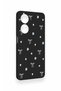 Oppo A60 Compatible Mini Bow Black Patterned Silicone Case - 4