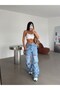 Laser Cut Jeans - Blue - 2