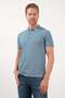 Blue Polo Collar Pique Short Sleeve Slim Fit Cotton Gift Boxed T-Shirt 1011260169 - 4