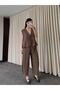 Brown Tie-Up Vest and Trousers Set - Y2511550