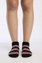 Women's 4-Pack Bamboo Booties Socks with Stripe Pattern - 3