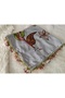 Handmade Needlework Writing, Scarf, Yemeni, Mevlit Cover, Head Cover, 4 Sides Embroidered, 100% Cotton, 100*100cm - 2